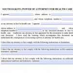 South Dakota Medical Power of Attorney Form